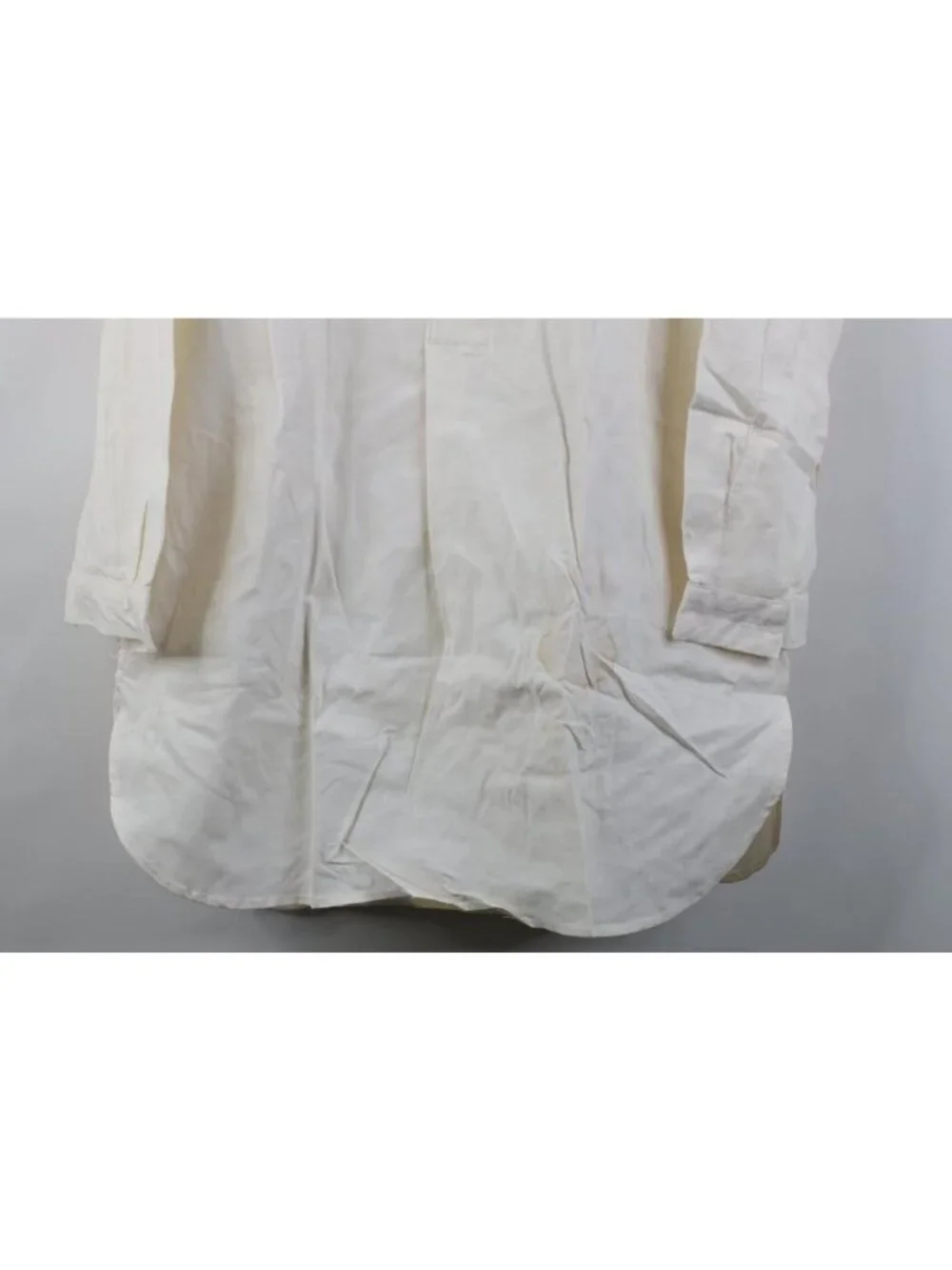 Deadstock Vintage 50s Unissued German Military Mens 36 Hospital Grandpa Shirt